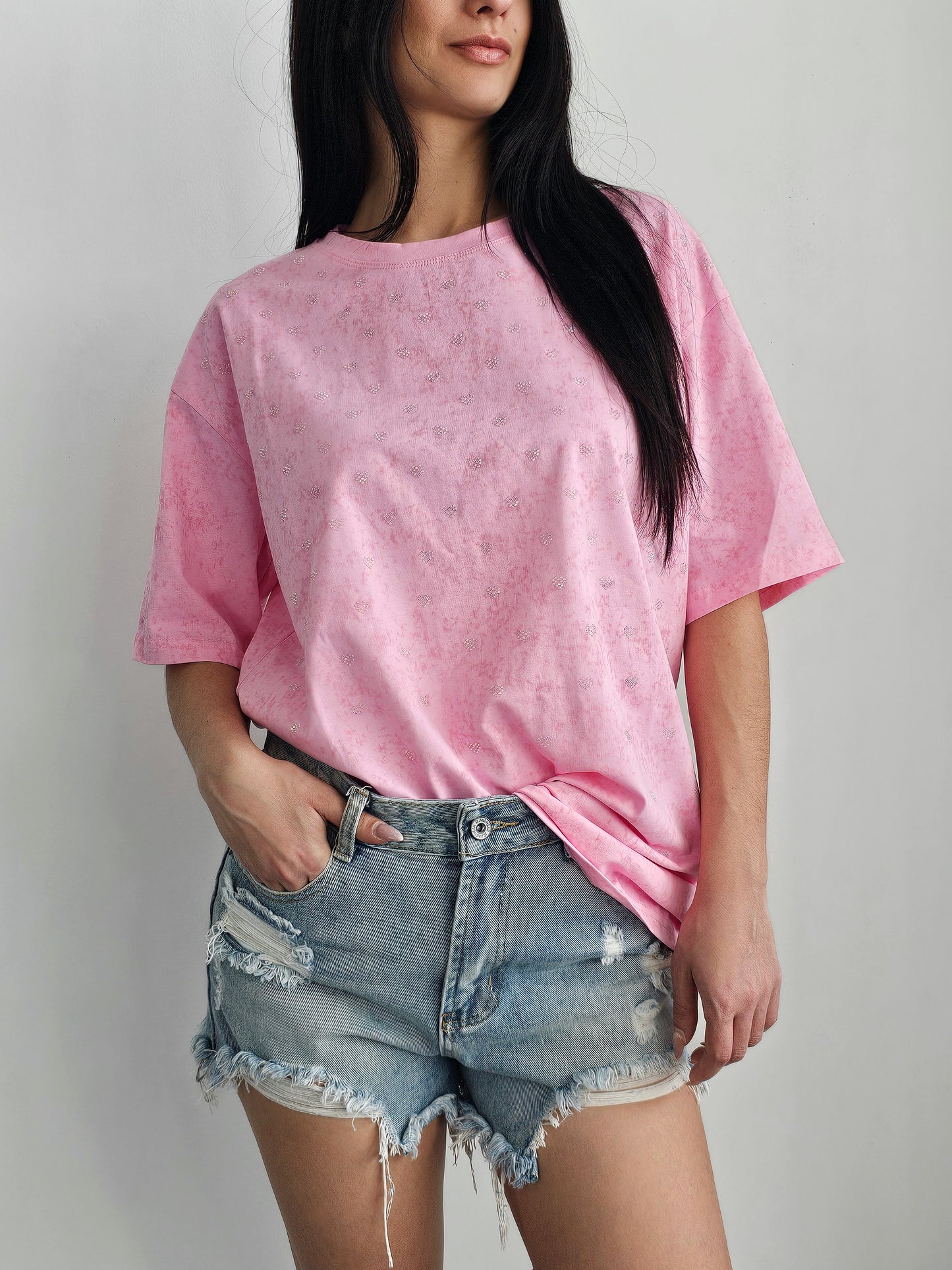 T-SHIRT ME ΣΤΡΑΣ