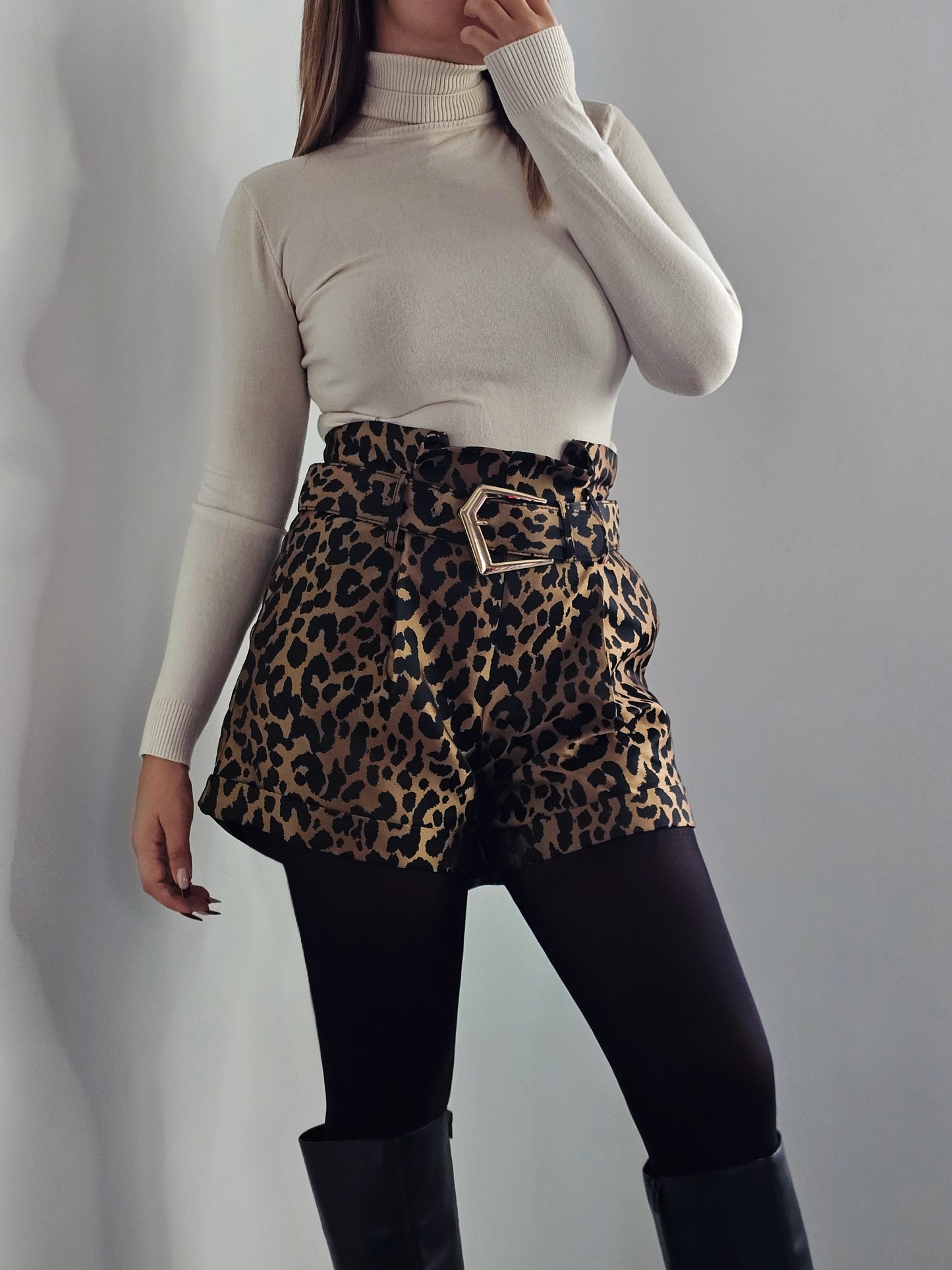 ΣΟΡΤΣΑΚΙ ΨΗΛΟΜΕΣΟ ANIMAL PRINT