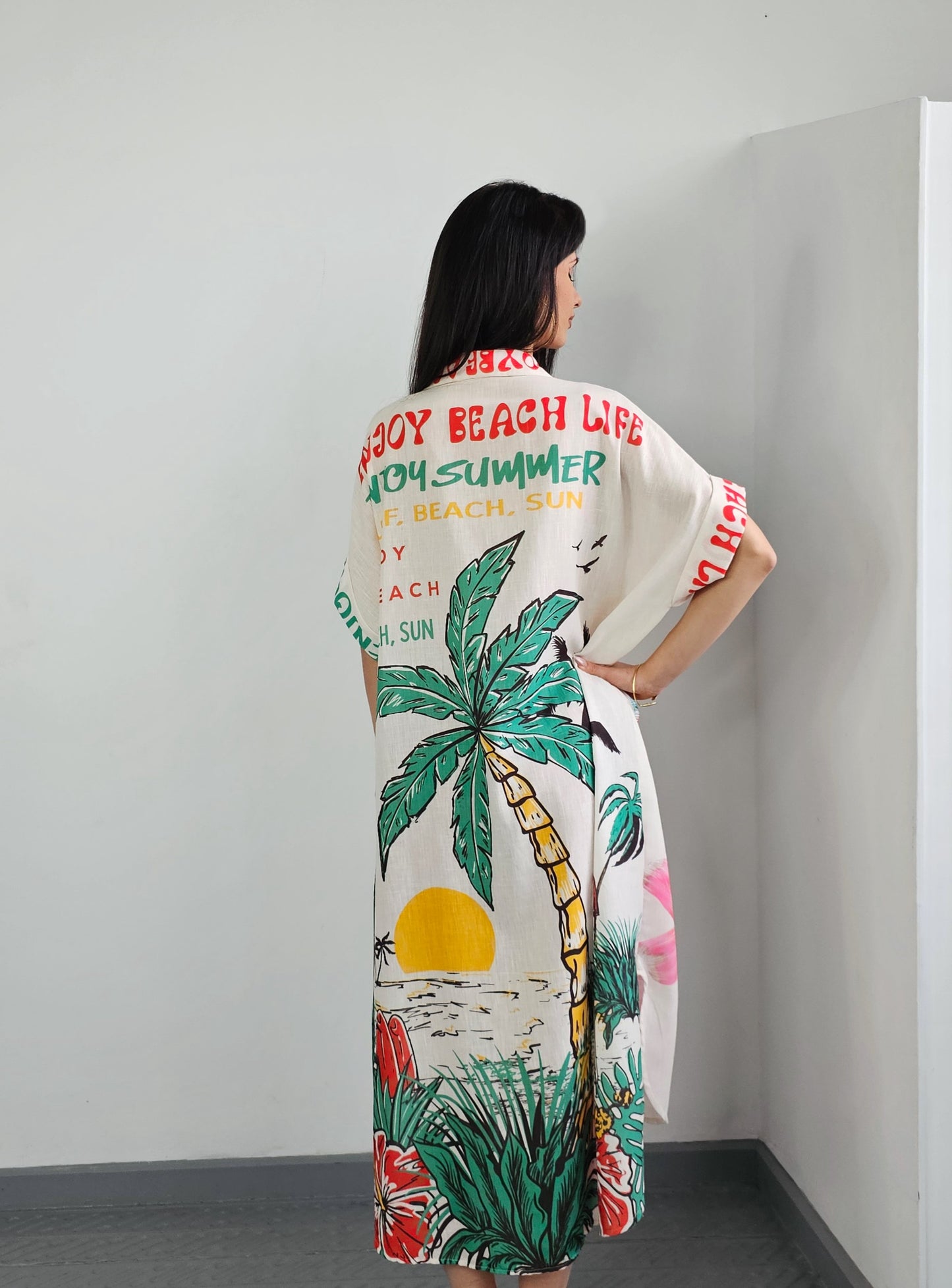 ΠΟΥΚΑΜΙΣΑ ΜΕ TROPICAL PRINT