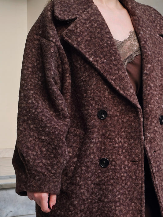 ΜΑΛΛΙΝΟ ΠΑΝΩΦΟΡΙ ΜΕ ΦΟΥΣΚΩΤΟ ΜΑΝΙΚΙ