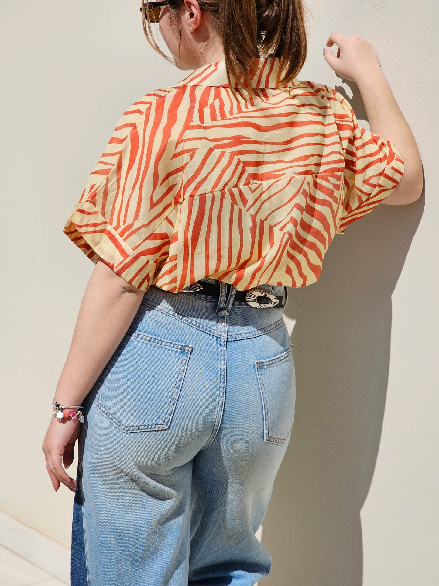 ΠΑΝΤΕΛΟΝΙ WIDE LEG ΜΕ ΔΙΧΡΩΜΕΣ ΛΕΠΤΟΜΕΡΕΙΕΣ