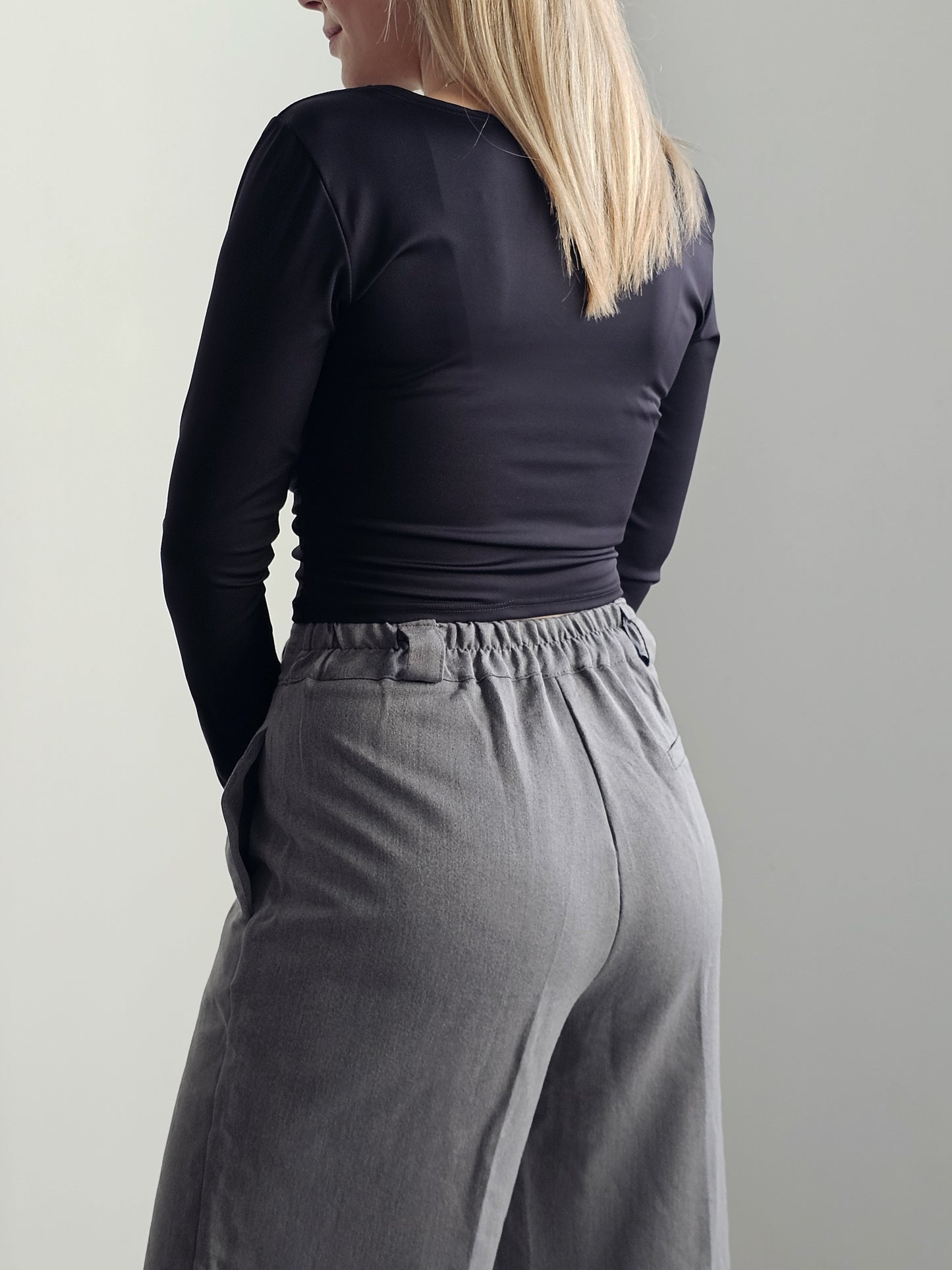 ΜΠΛΟΥΖΑΚΙ ΕΛΑΣΤΙΚΟ ΜΑΚΡΥΜΑΝΙΚΟ ΚΡΟΠ ΤΟΠ