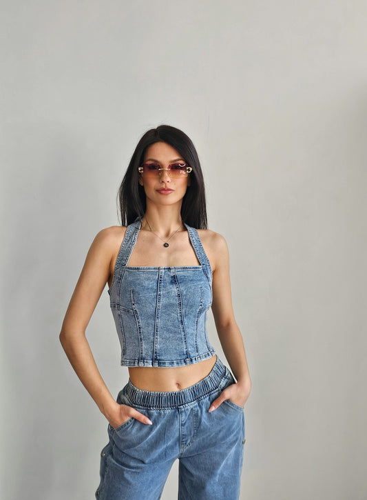 DENIM TOP