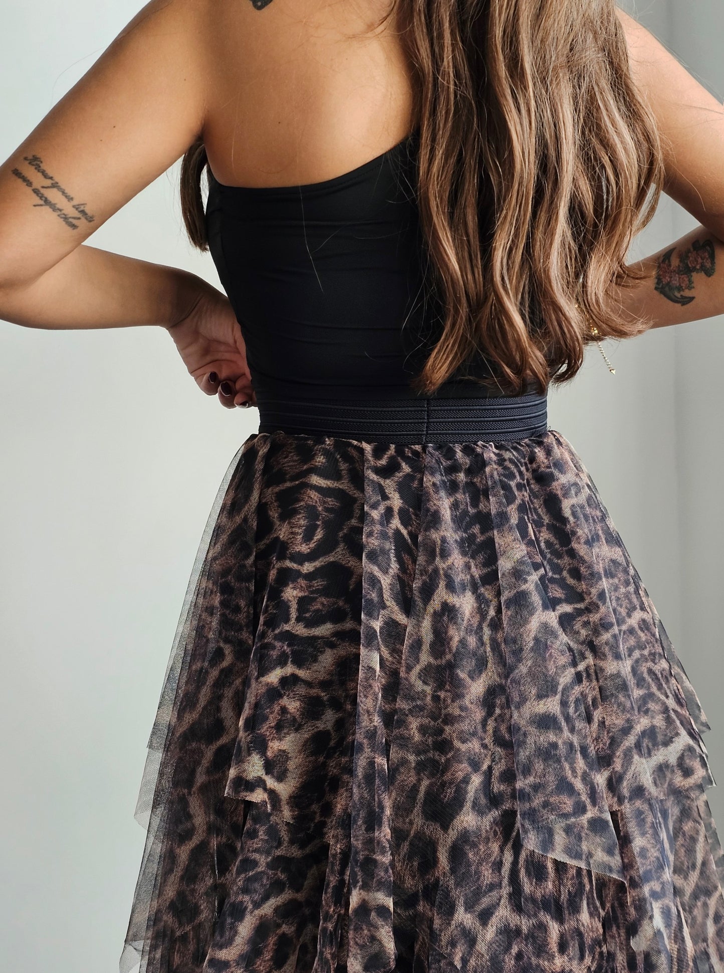 ΦΟΥΣΤΑ ΑΣΥΜΜΕΤΡΗ ANIMAL PRINT
