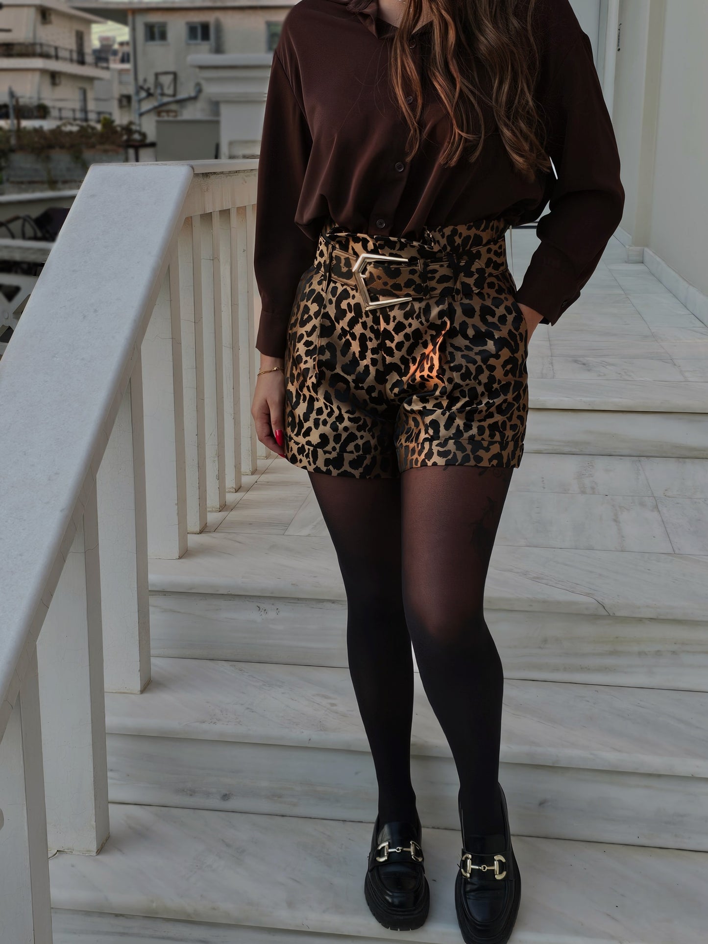 ΣΟΡΤΣΑΚΙ ΨΗΛΟΜΕΣΟ ANIMAL PRINT
