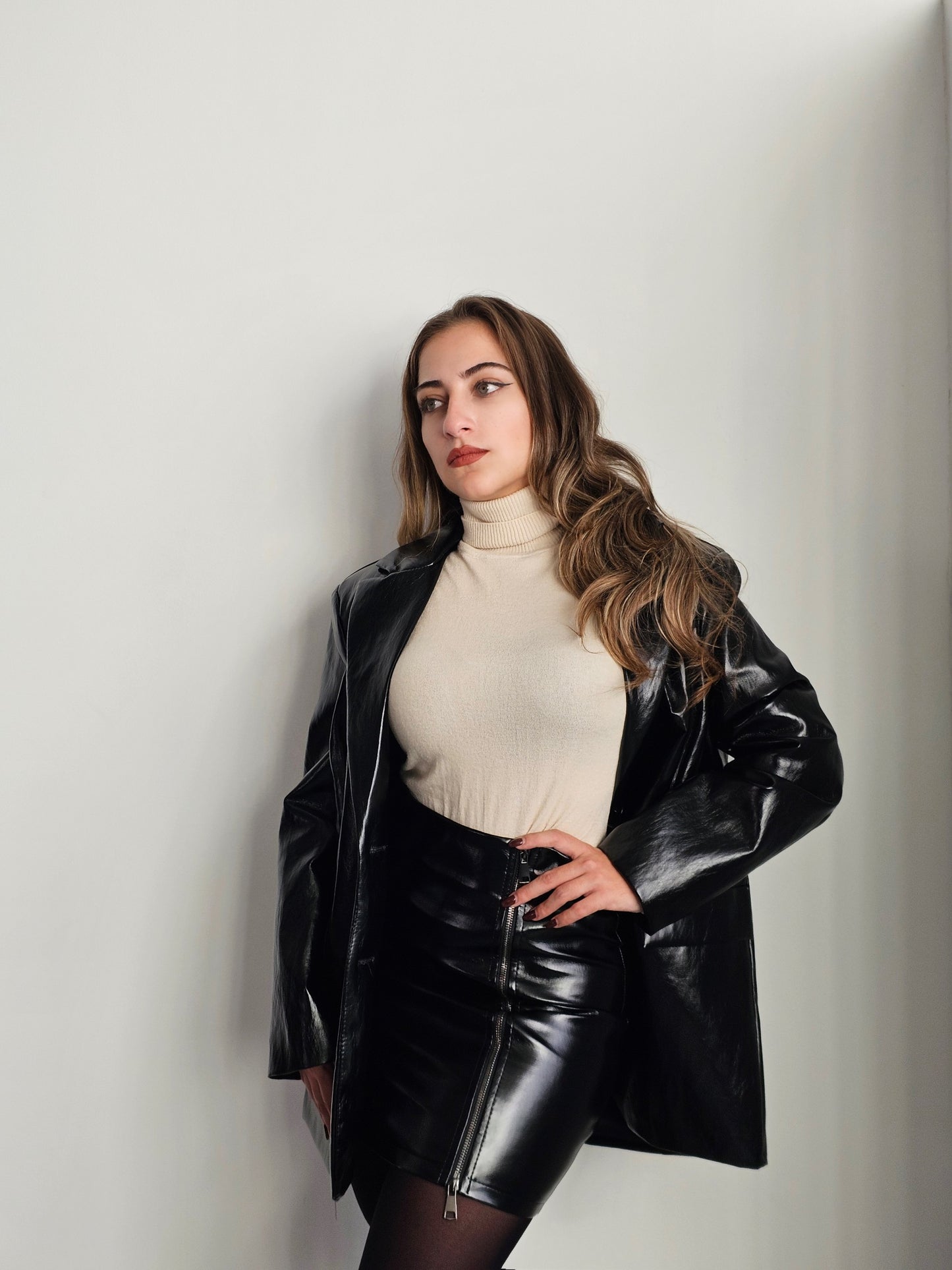 ΓΥΝΑΙΚΕΙΟ FAUX LEATHER ΣΑΚΑΚΙ