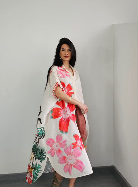 ΠΟΥΚΑΜΙΣΑ ΜΕ TROPICAL PRINT
